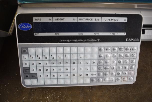 BRAND NEW SCRATCH AND DENT! Globe GSP30B Metal Countertop Scale. 115 Volts, 1 Phase. Tested and Working! - Image 4 of 7