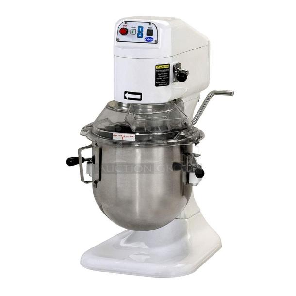BRAND NEW SCRATCH AND DENT! Globe SP08 8-Quart 3-Speed Countertop Planetary Mixer. - Image 1 of 3
