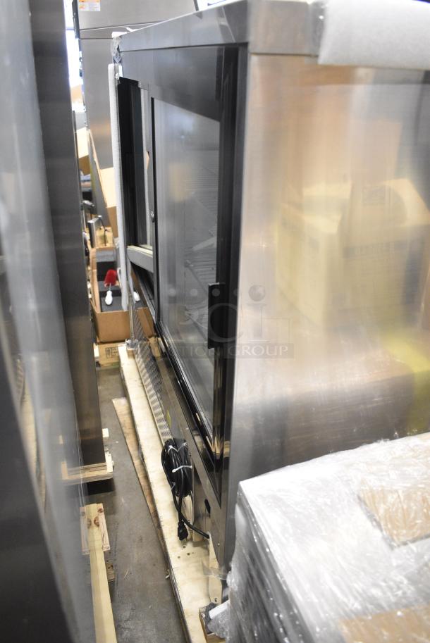 BRAND NEW SCRATCH AND DENT! STD4834S Metal Commercial Floor Style Deli Display Case Merchandiser. 115 Volts, 1 Phase. Tested and Working! - Image 3 of 4