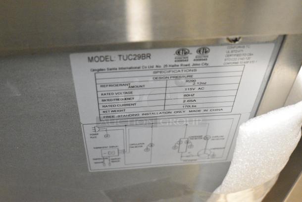 BRAND NEW SCRATCH AND DENT! Javar TUC29BR Stainless Steel Commercial 2 Drawer Chef Base. 115 Volts, 1 Phase. Tested and Working! - Image 4 of 4