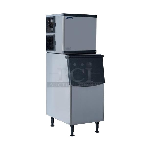 BRAND NEW SCRATCH AND DENT! 2024 Snooker SK-529 Stainless Steel Commercial Full Cube High Capacity Ice Head on Commercial Bin. 115 Volts, 1 Phase. Serial 09502304. - Image 1 of 7