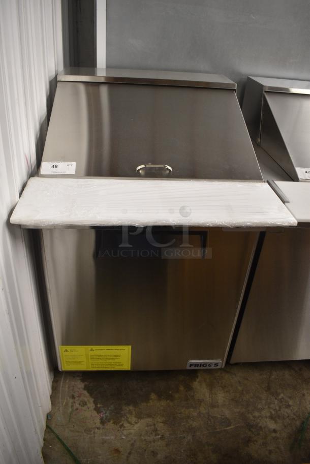 BRAND NEW SCRATCH AND DENT! Atlas Air ASP29M Stainless Steel Commercial Sandwich Salad Prep Table Mega Top Bain Marie on Commercial Casters. 115 Volts, 1 Phase. Serial T3770223XASP29M237001. Tested and Working! - Image 2 of 8