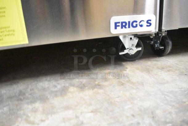 BRAND NEW SCRATCH AND DENT! Atlas Air ASP29M Stainless Steel Commercial Sandwich Salad Prep Table Mega Top Bain Marie on Commercial Casters. 115 Volts, 1 Phase. Serial T3770223XASP29M237001. Tested and Working! - Image 4 of 8