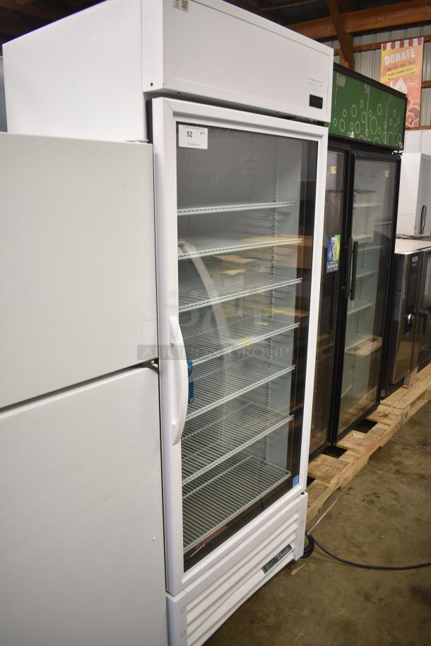 2021 True TSCI-600R-G-PH Metal Commercial Single Door Reach in Cooler Merchandiser w/ Poly Coated Racks. 115 Volts, 1 Phase. Tested and Working! - Image 2 of 6