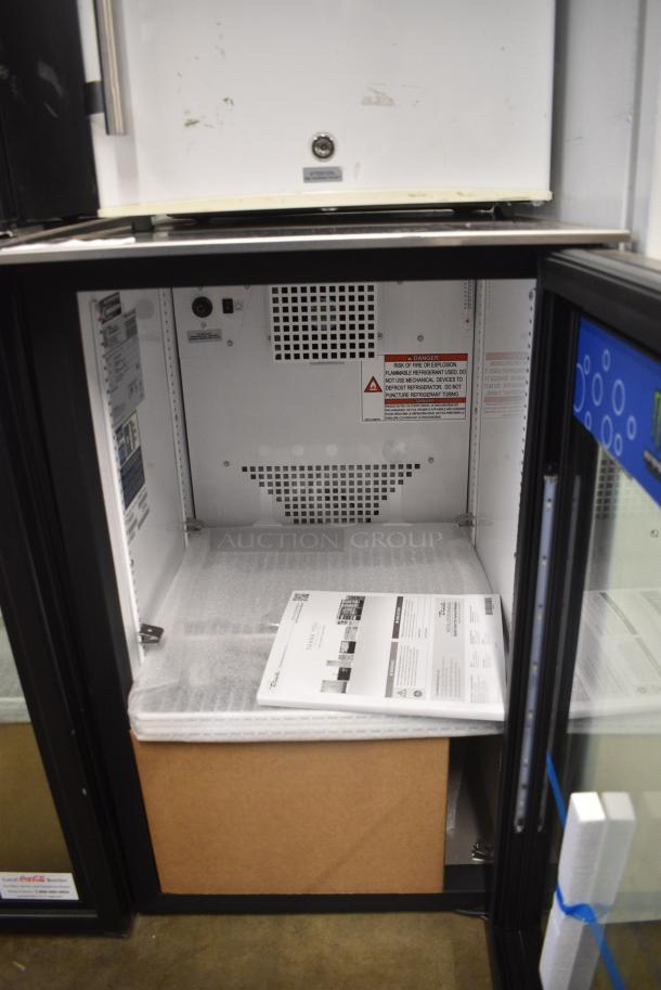 BRAND NEW SCRATCH AND DENT! 2024 True GDM-06-34-HC Metal Mini Cooler Merchandiser. 115 Volts, 1 Phase. Tested and Working! - Image 3 of 4