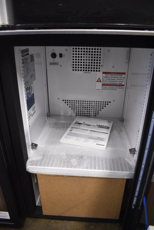 BRAND NEW SCRATCH AND DENT! 2024 True GDM-06-34-HC Metal Mini Cooler Merchandiser. 115 Volts, 1 Phase. Tested and Working! - Image 3 of 4