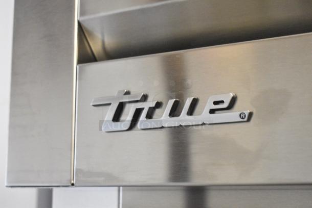 BRAND NEW SCRATCH AND DENT! 2024 True STG2R-2S-HC Stainless Steel Commercial 2 Door Reach In Cooler w/ Poly Coated Racks. 115 Volts, 1 Phase. Tested and Working! - Image 2 of 5