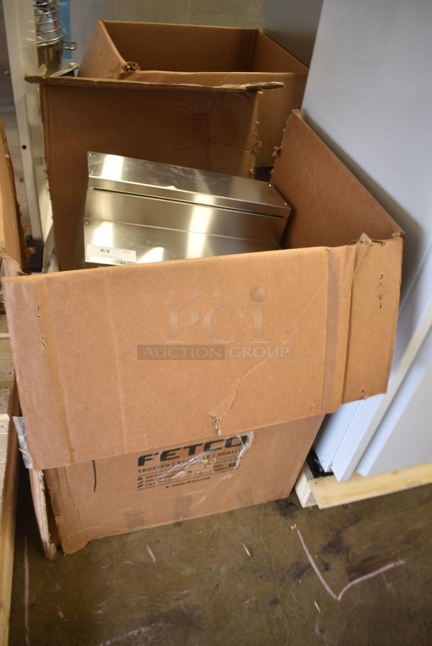 BRAND NEW SCRATCH AND DENT! 2024 Fetco CBS-2252 Stainless Steel Commercial Twin Automatic Digital Coffee Brewer with Metal Brew Basket. 208-240 Volts, 1/3 Phase. - Image 2 of 4