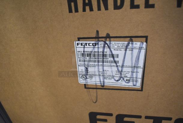 BRAND NEW SCRATCH AND DENT! 2024 Fetco CBS-2252 Stainless Steel Commercial Twin Automatic Digital Coffee Brewer with Metal Brew Basket. 208-240 Volts, 1/3 Phase. - Image 4 of 4