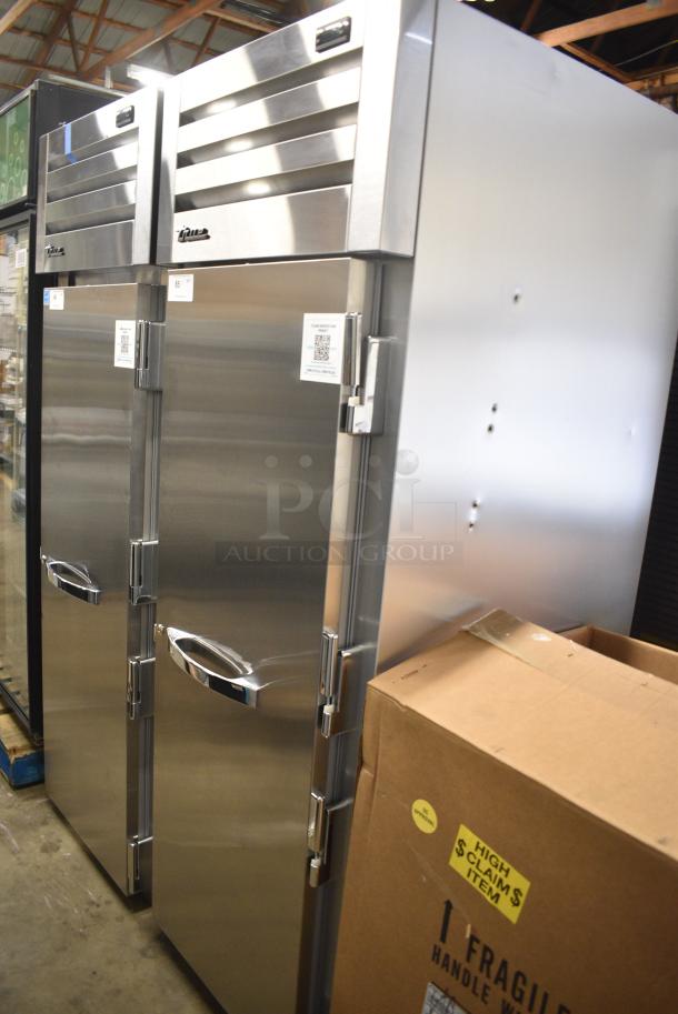 BRAND NEW SCRATCH AND DENT! 2024 True STG1F-1S-HC Stainless Steel Commercial Single Door Reach In Cooler w/ Poly Coated Racks. 115 Volts, 1 Phase. Tested and Working! - Image 1 of 5