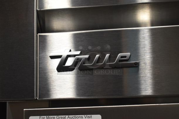 BRAND NEW SCRATCH AND DENT! 2024 True STG1F-1S-HC Stainless Steel Commercial Single Door Reach In Cooler w/ Poly Coated Racks. 115 Volts, 1 Phase. Tested and Working! - Image 2 of 5