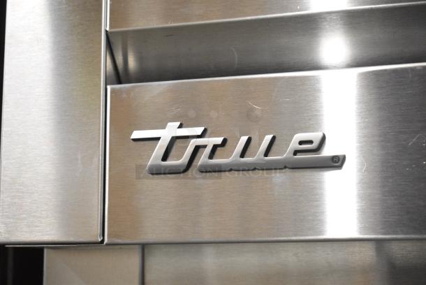BRAND NEW SCRATCH AND DENT! 2024 True STG1F-1S-HC Stainless Steel Commercial Single Door Reach In Cooler w/ Poly Coated Racks. 115 Volts, 1 Phase. Tested and Working! - Image 2 of 5
