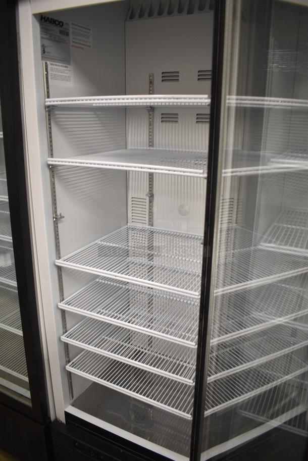 2019 Habco SE18 Metal Commercial Single Door Reach In Cooler Merchandiser w/ Poly Coated Racks. 115 Volts, 1 Phase. Tested and Working! - Image 3 of 4