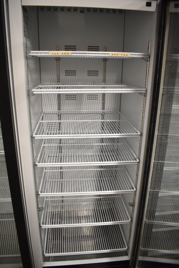 2019 Habco SE18 Metal Commercial Single Door Reach In Cooler Merchandiser w/ Poly Coated Racks. 115 Volts, 1 Phase. Tested and Working! - Image 3 of 4