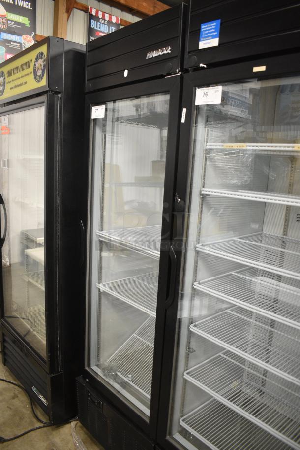 2019 Habco SE18 Metal Commercial Single Door Reach In Cooler Merchandiser w/ Poly Coated Racks. 115 Volts, 1 Phase. Tested and Working! - Image 1 of 6