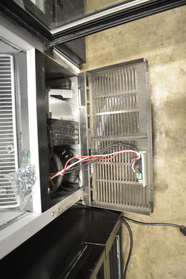 2019 Habco SE18 Metal Commercial Single Door Reach In Cooler Merchandiser w/ Poly Coated Racks. 115 Volts, 1 Phase. Tested and Working! - Image 3 of 6