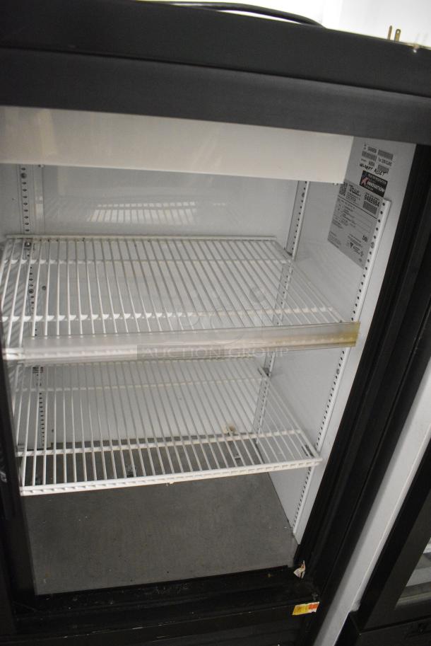 2018 True GDM-41SL-48-HC-LD Metal Commercial 2 Door Reach In Cooler Merchandiser w/ Poly Coated Racks. 115 Volts, 1 Phase. Tested and Working! - Image 5 of 6