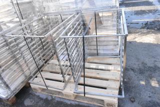 2 BRAND NEW!  Stainless Steel Commercial Pan Rack. 2 Times Your Bid!