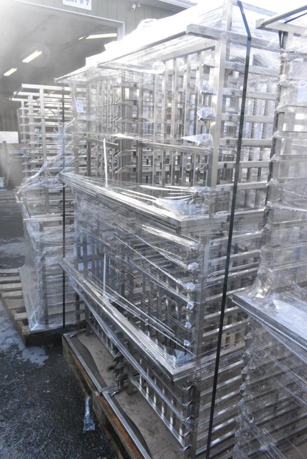 9 BRAND NEW! Stainless Steel Commercial Pan Rack. 9 Times Your Bid! - Image 1 of 2