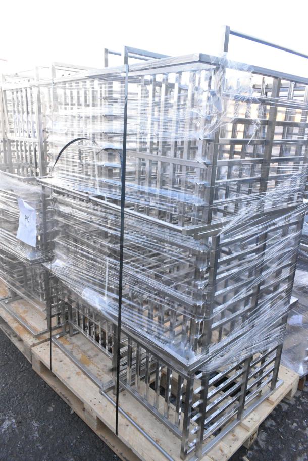 9 BRAND NEW! Stainless Steel Commercial Pan Rack. 9 Times Your Bid! - Image 1 of 2