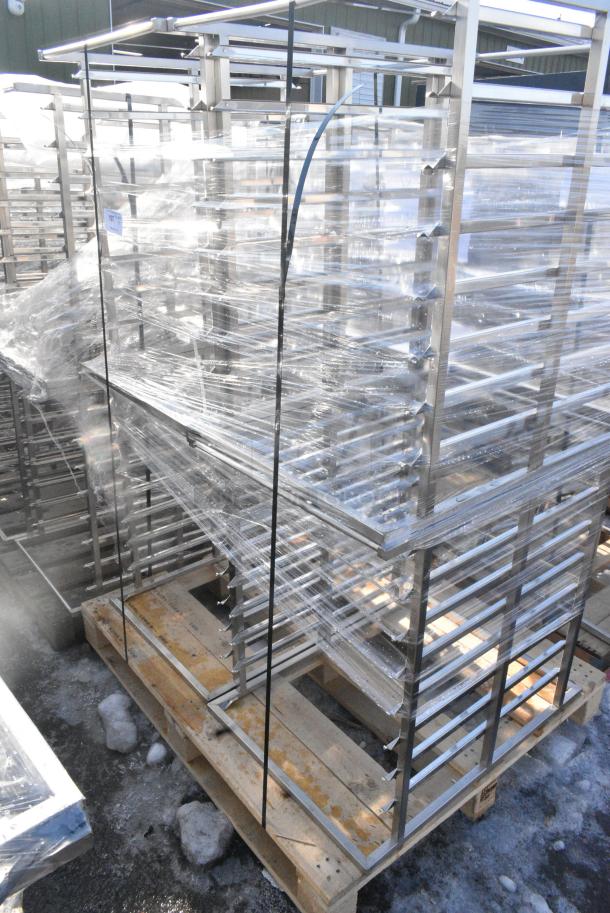 4 BRAND NEW! 60704 Stainless Steel Commercial Pan Rack. 4 Times Your Bid! - Image 1 of 3