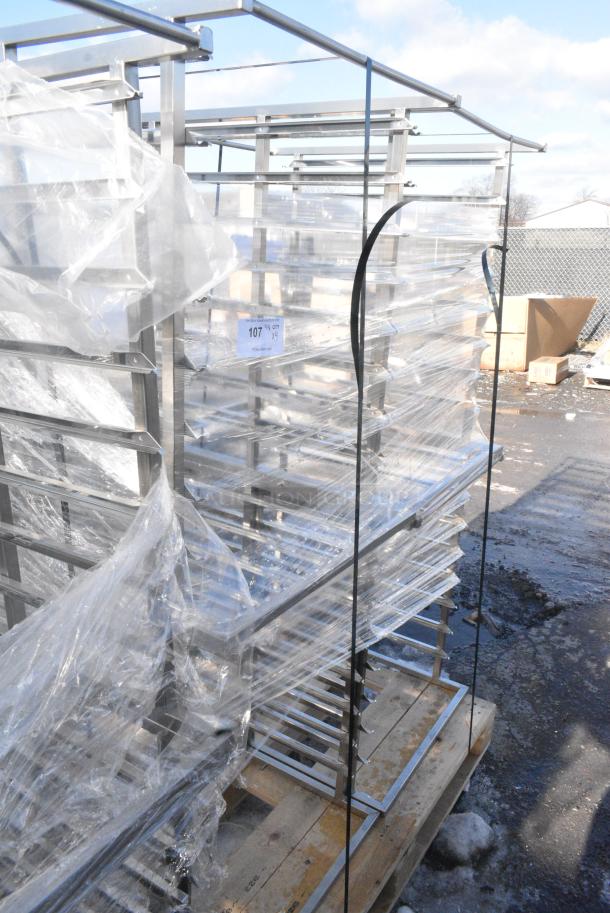 4 BRAND NEW! 60704 Stainless Steel Commercial Pan Rack. 4 Times Your Bid! - Image 2 of 3