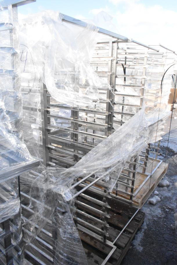 4 BRAND NEW! Stainless Steel Commercial Pan Rack. 4 Times Your Bid! - Image 2 of 2