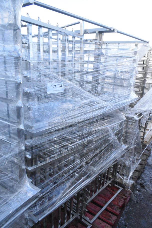 7 BRAND NEW! Stainless Steel Commercial Pan Rack. 7 Times Your Bid! - Image 2 of 2