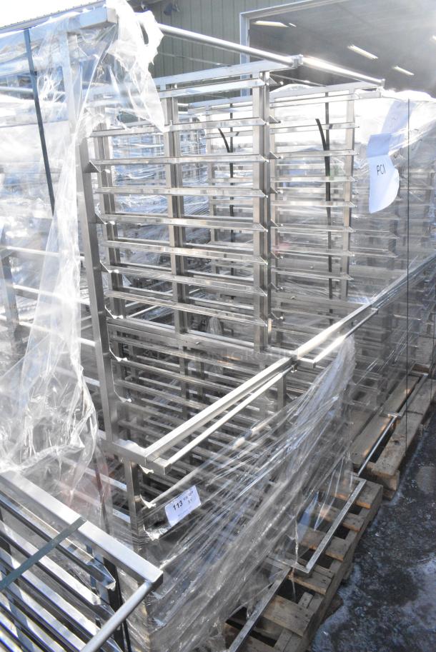4 BRAND NEW! Stainless Steel Commercial Pan Rack. 4 Times Your Bid! - Image 2 of 3