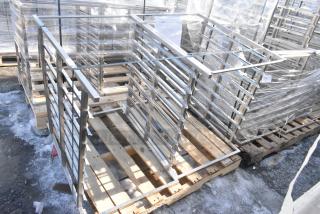 2 BRAND NEW! Stainless Steel Commercial Pan Rack. 2 Times Your Bid!