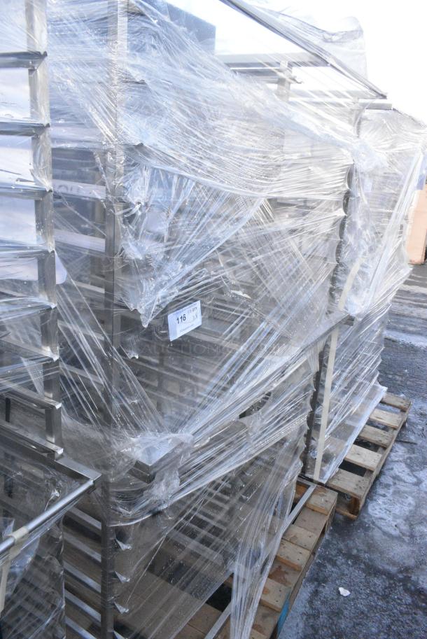 4 BRAND NEW! Stainless Steel Commercial Pan Rack. 4 Times Your Bid! - Image 2 of 2