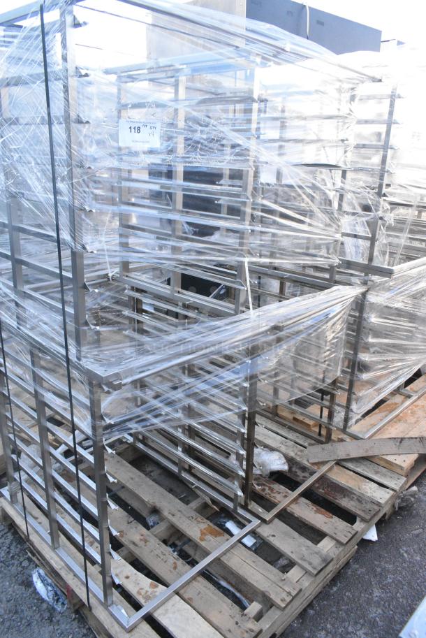 4 BRAND NEW! Stainless Steel Commercial Pan Rack. 4 Times Your Bid! - Image 2 of 2