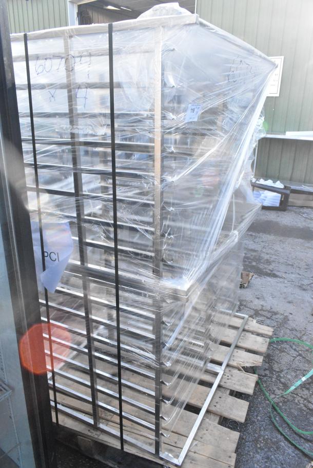 4 BRAND NEW! Stainless Steel Commercial Pan Rack. 4 Times Your Bid! - Image 3 of 3