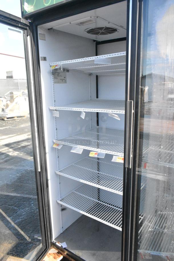 True GDM-52TM-RL-LD Metal Commercial 2 Door Reach In Cooler Merchandiser w/ Poly Coated Racks. 115 Volts, 1 Phase. - Image 3 of 5