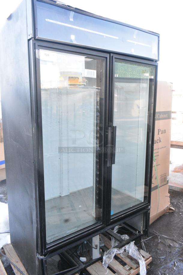 True GDM-43-LD Metal Commercial 2 Door Reach In Cooler Merchandiser w/ Poly Coated Racks. 115 Volts, 1 Phase. - Image 1 of 6