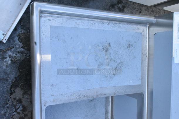 BRAND NEW SCRATCH AND DENT! Regency 600S12424218 Stainless Steel Single Bay Sink w/ Dual Drain Boards. No Legs. - Image 4 of 7