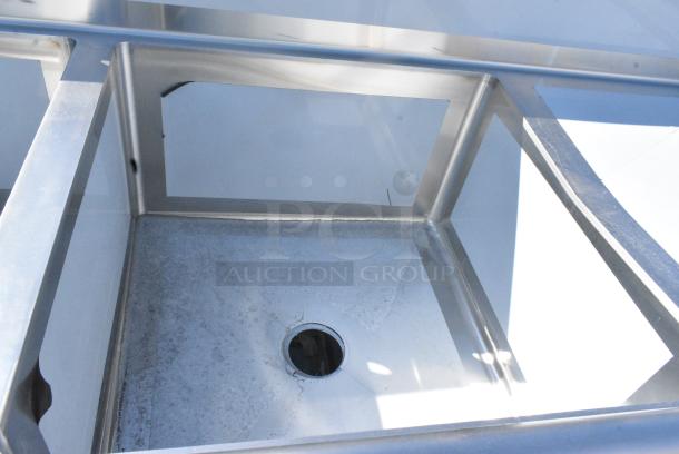 BRAND NEW SCRATCH AND DENT! Regency 600S42424224  Stainless Steel 4 Bay Sink w/ Dual Drain Boards. - Image 7 of 9