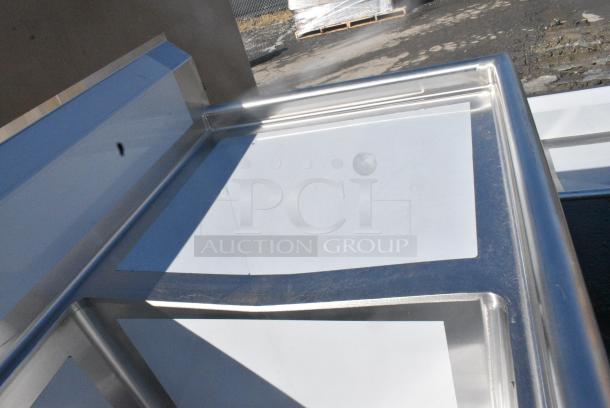 BRAND NEW SCRATCH AND DENT! Regency 600S42424224  Stainless Steel 4 Bay Sink w/ Dual Drain Boards. - Image 8 of 9
