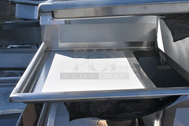 BRAND NEW SCRATCH AND DENT! Regency 600S42424224  Stainless Steel 4 Bay Sink w/ Dual Drain Boards. No Legs. - Image 3 of 5