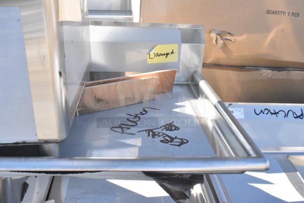BRAND NEW SCRATCH AND DENT! Regency 600S42424224  Stainless Steel 4 Bay Sink w/ Dual Drain Boards. No Legs. - Image 4 of 5