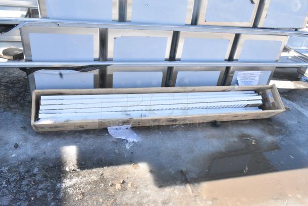 BRAND NEW SCRATCH AND DENT! Regency 600S42424224  Stainless Steel 4 Bay Sink w/ Dual Drain Boards. No Legs. - Image 3 of 6