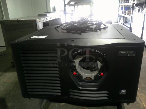 AMAZING Christie CP2210 Digital Cinema Projector! For Commercial Theaters, Pro Production! Low Lamp Hours! - Image 1 of 6
