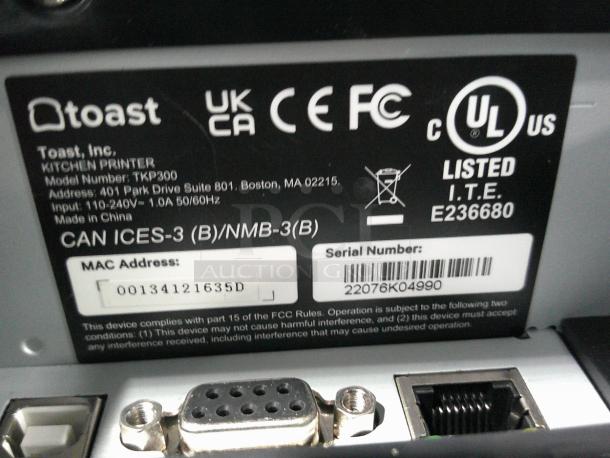 NICE LIKE NEW Toast Receipt Printer - Image 5 of 5