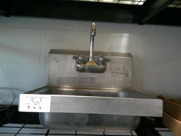 NICE Hand Washing Sink! With Faucet & Hoses! - Image 1 of 2