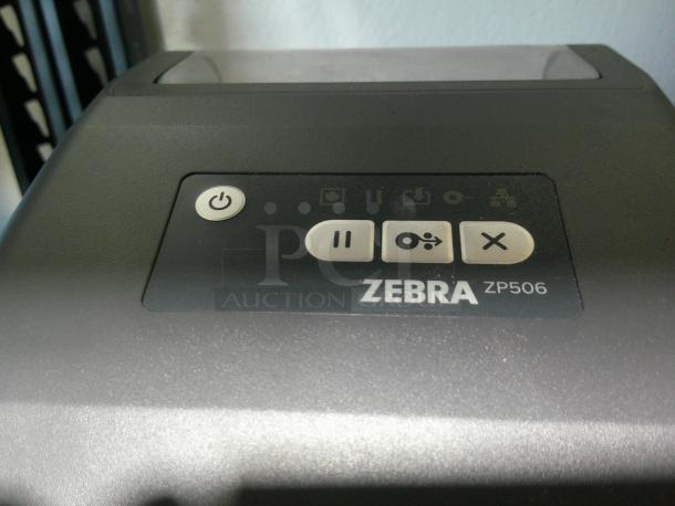Zebra ZP506 High Volume Label Printer w/ Cables - Image 2 of 5