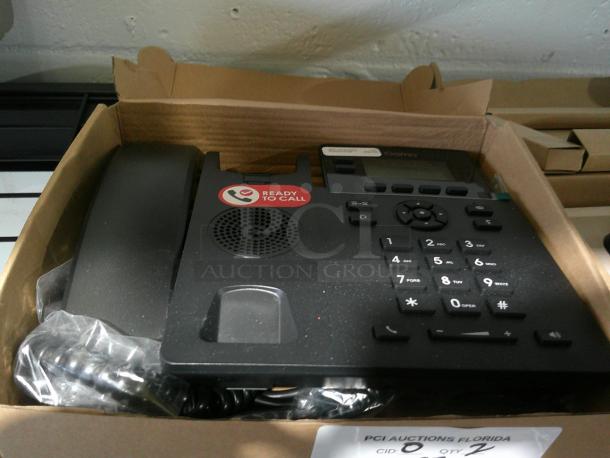BRAND NEW Grandstream GRP2602P IP Phone | 2 Lines, 4 SIP Accounts | 2.4-Inch LCD Display | Dual-Port 10/100 Ethernet with Integrated PoE - Image 1 of 5