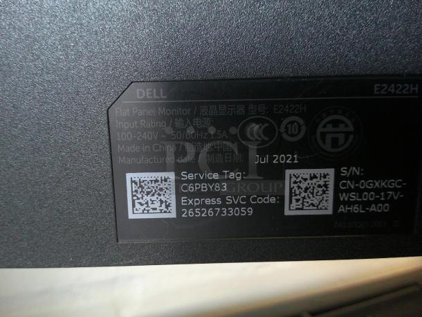 NICE Dell 24" LED Monitor With Cables - Image 4 of 4