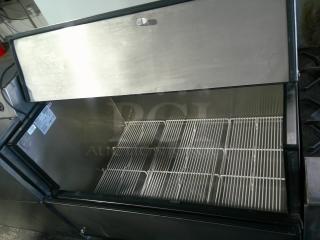 NICE WORKING True TMC-49-S-SS 49 1/4" One Sided Deep Reach In Cooler with Stainless Steel Exterior and Interior