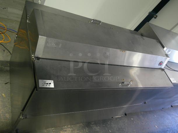 NICE WORKING True TMC-58-S-DS 58 1/4" 2 Sided Reach-In Cooler with Stainless Steel Exterior and Aluminum Interior - Image 1 of 7