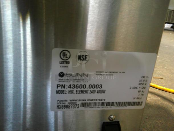 NICE LIKE NEW Bunn Hot Water Dispenser 240V, 5Gal, Digital Display! - Image 3 of 5